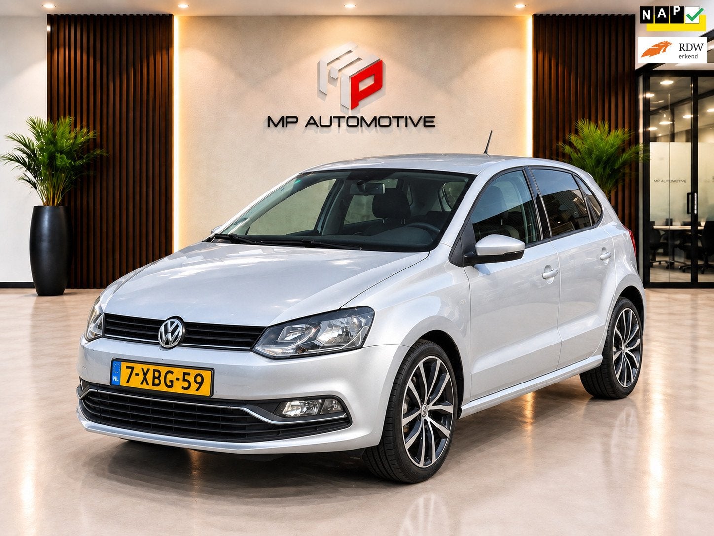 Volkswagen Polo 1.2 TSI Highline|AIRCO|CRUISE|5-DEURS|NAP, Auto's, Dealer onderhouden, Euro 6, 4 cilinders, Origineel Nederlands