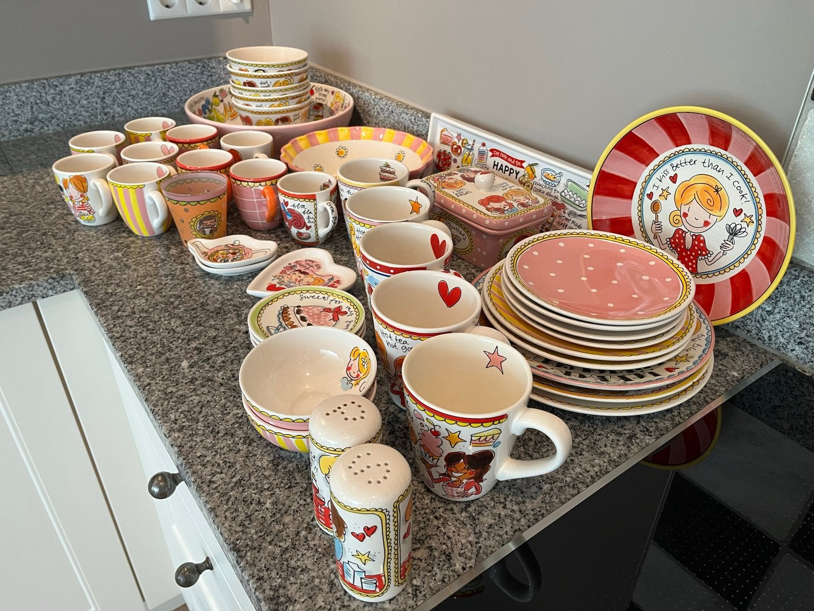 Grote collectie Blond Amsterdam servies te koop, Ophalen, Gebruikt, Blond Amsterdam, Aardewerk