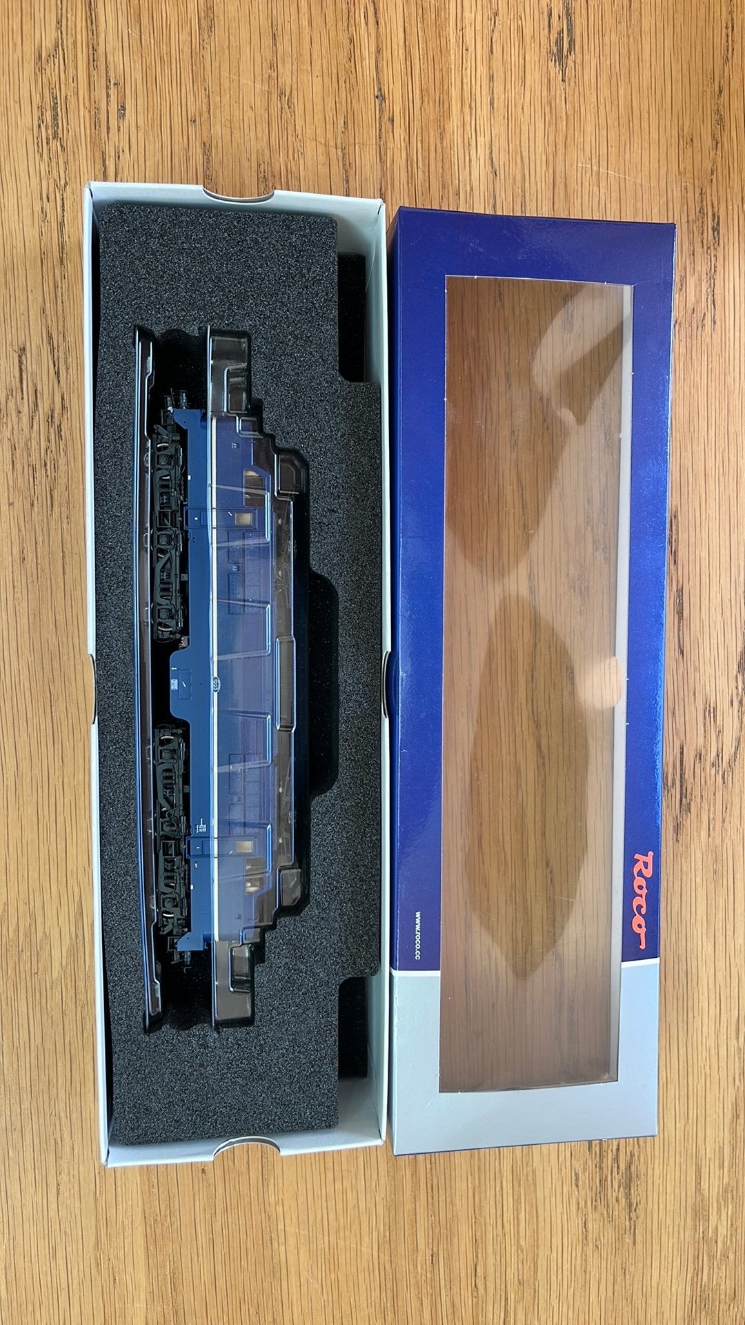 Roco E-loc NS 1223, blauw, L-sein, zonder NS vignet, Ophalen, Roco, Gelijkstroom, Locomotief