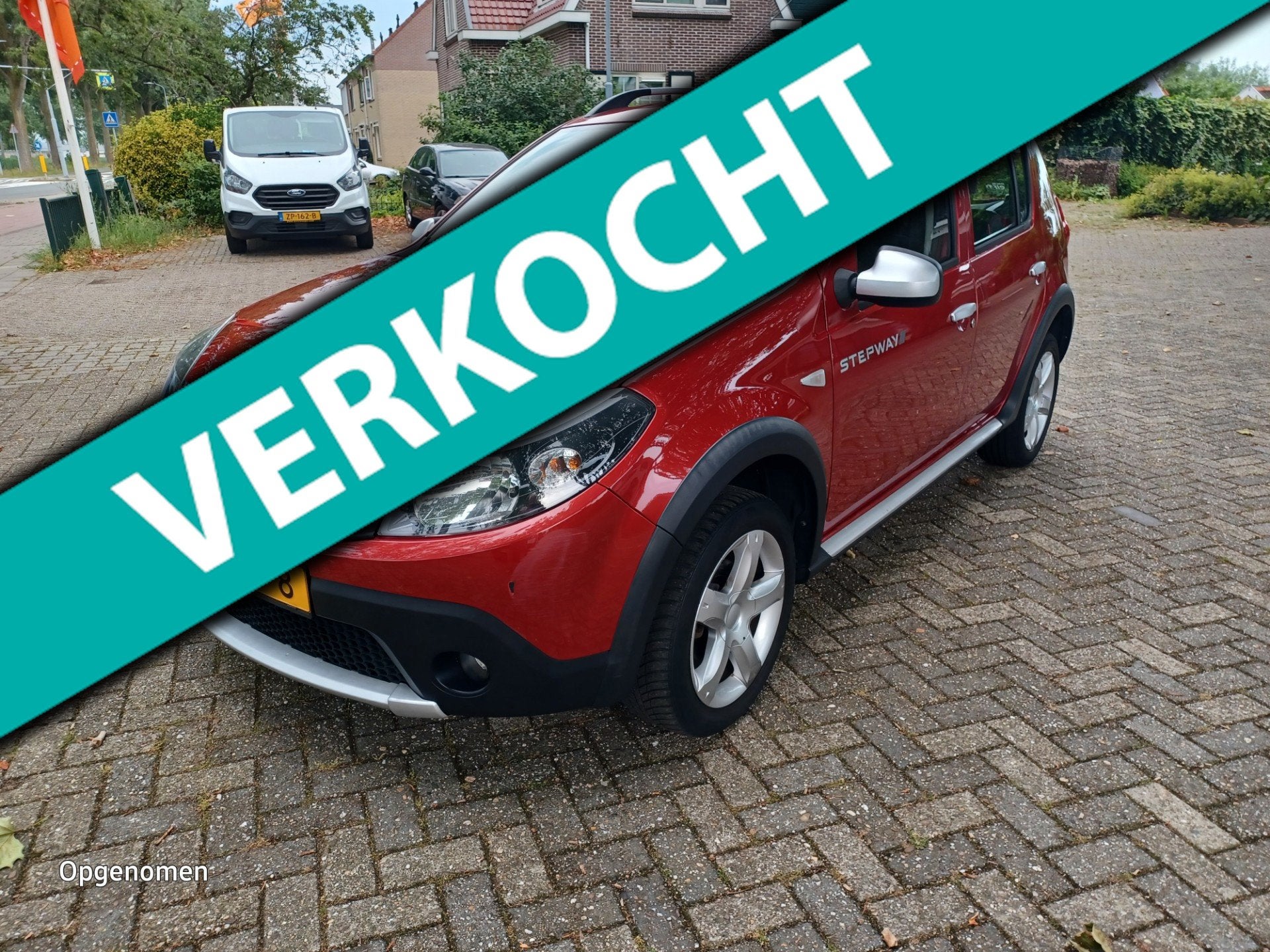 Dacia Sandero 1.6 Stepway, Auto's, Stof, 4 cilinders, 49 €/maand, Bedrijf