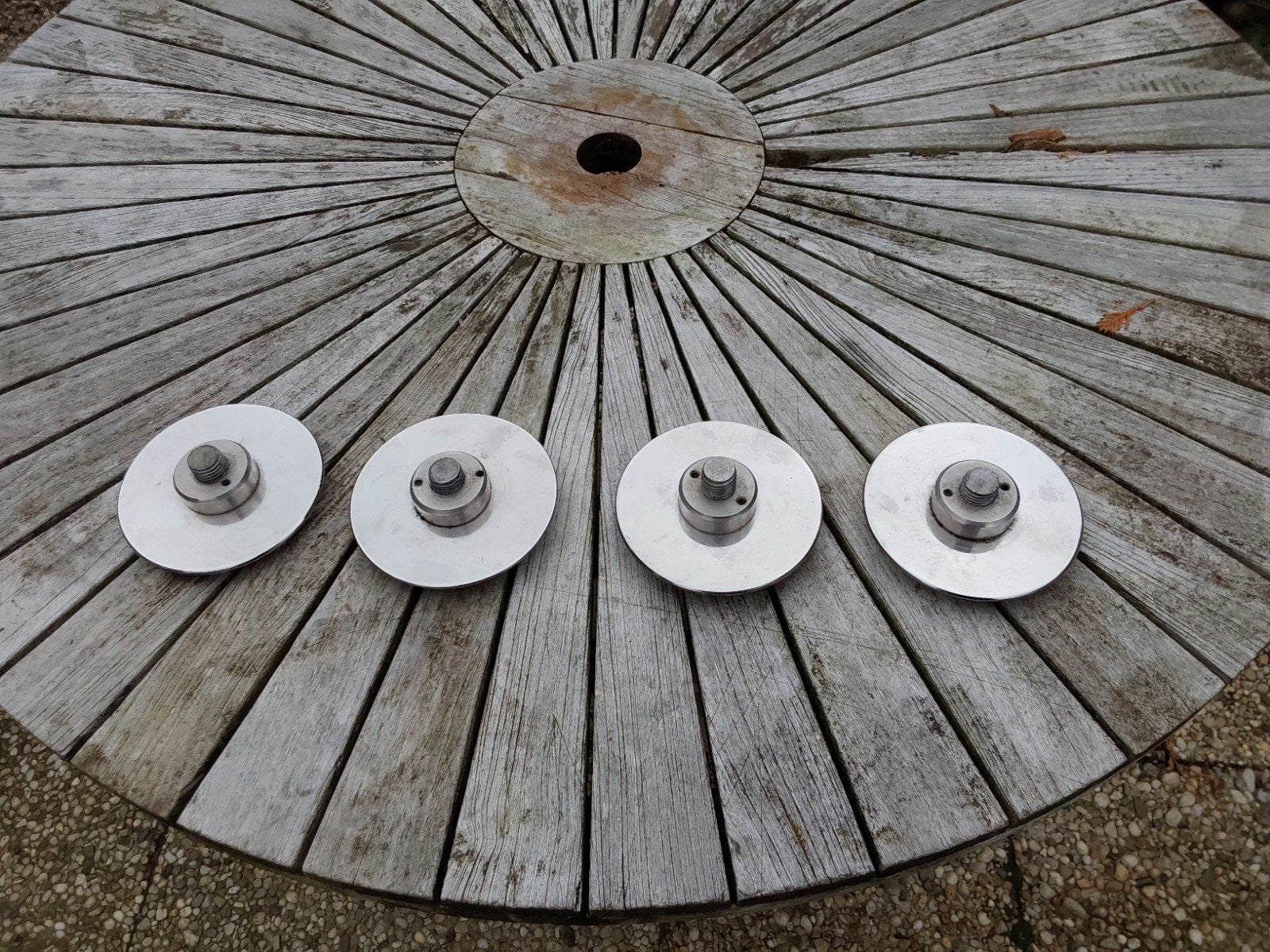 Voetplaat ter bevestiging van trap achter boot, Overige typen, Ophalen of Verzenden, Zo goed als nieuw, Minder dan 50 mm