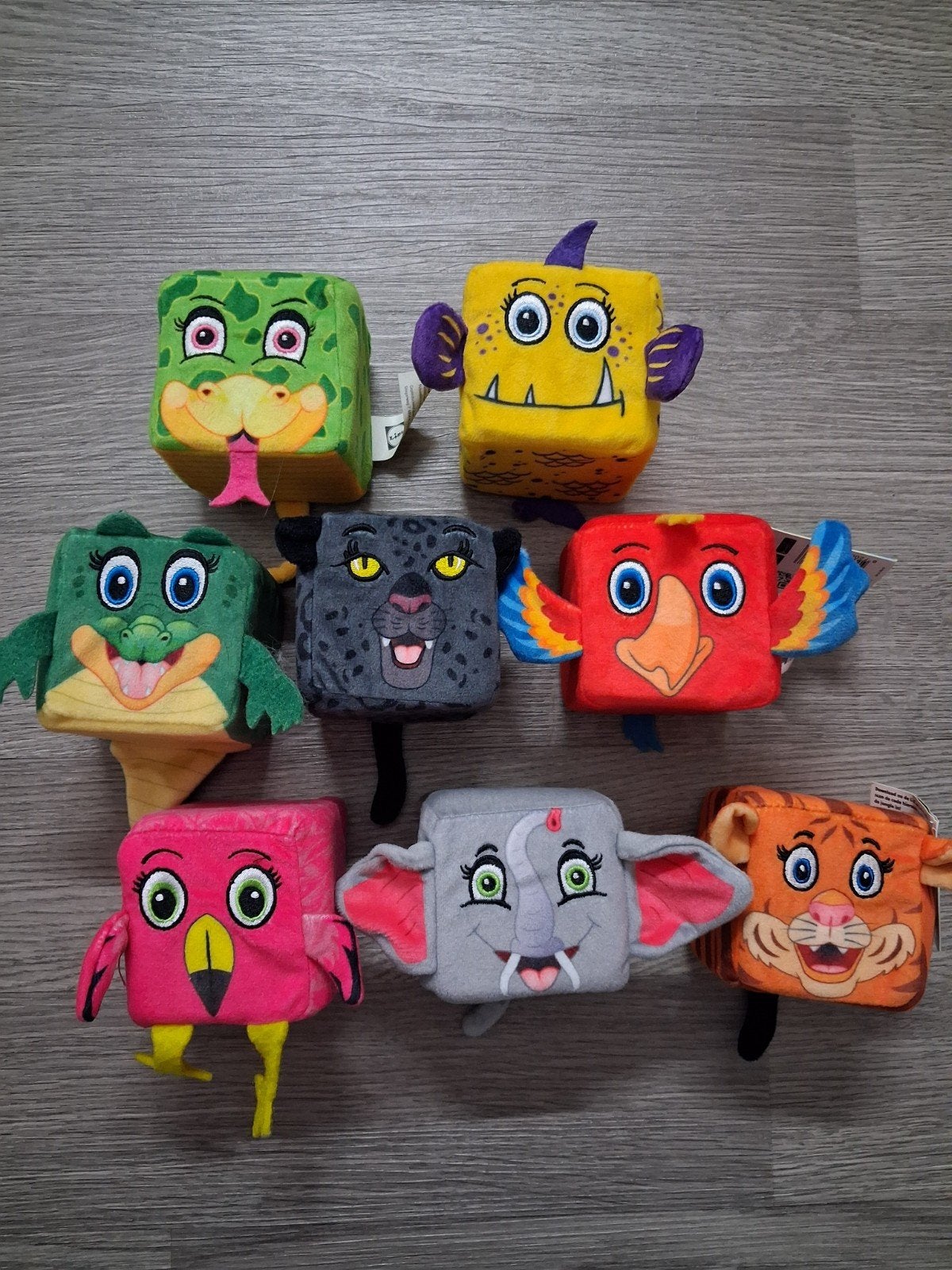 Knuffels Lidl jungle mini's supermarkt L1903, Verzamelen, Supermarktacties, Lidl, Ophalen of Verzenden