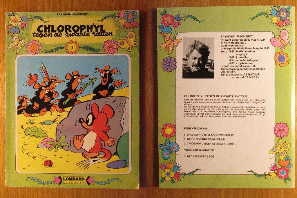 Chlorophyl tegen de zwarte ratten (SC), Eén stripboek, Ophalen of Verzenden, Gelezen, Raymond Macherot