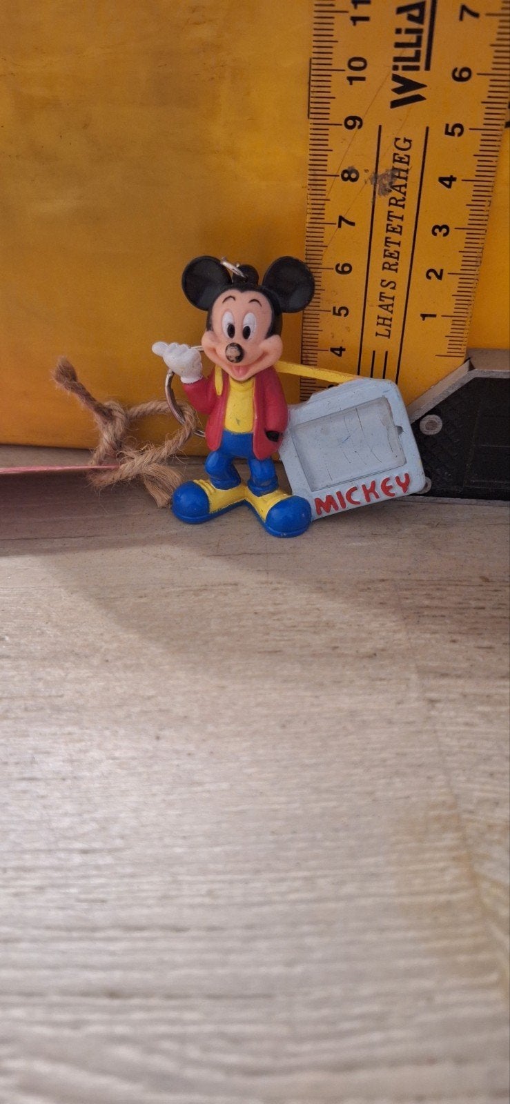 Mickey Mouse poppetje sleutelhanger (12.5), ., Ophalen of Verzenden, Zo goed als nieuw, .