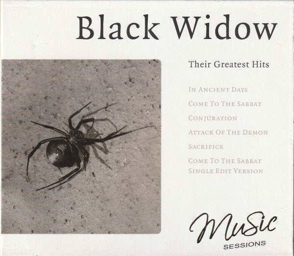 Black Widow - Their Greatest Hits (CD, 2008), Ophalen, Zo goed als nieuw, Verzamelalbum, Poprock