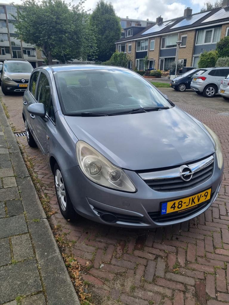 Opel Corsa 1.2 16V 5D 2008 Grijs, Auto's, Opel, Particulier, Corsa, ABS, Airbags, Centrale vergrendeling, Cruise Control, Electronic Stability Program (ESP)