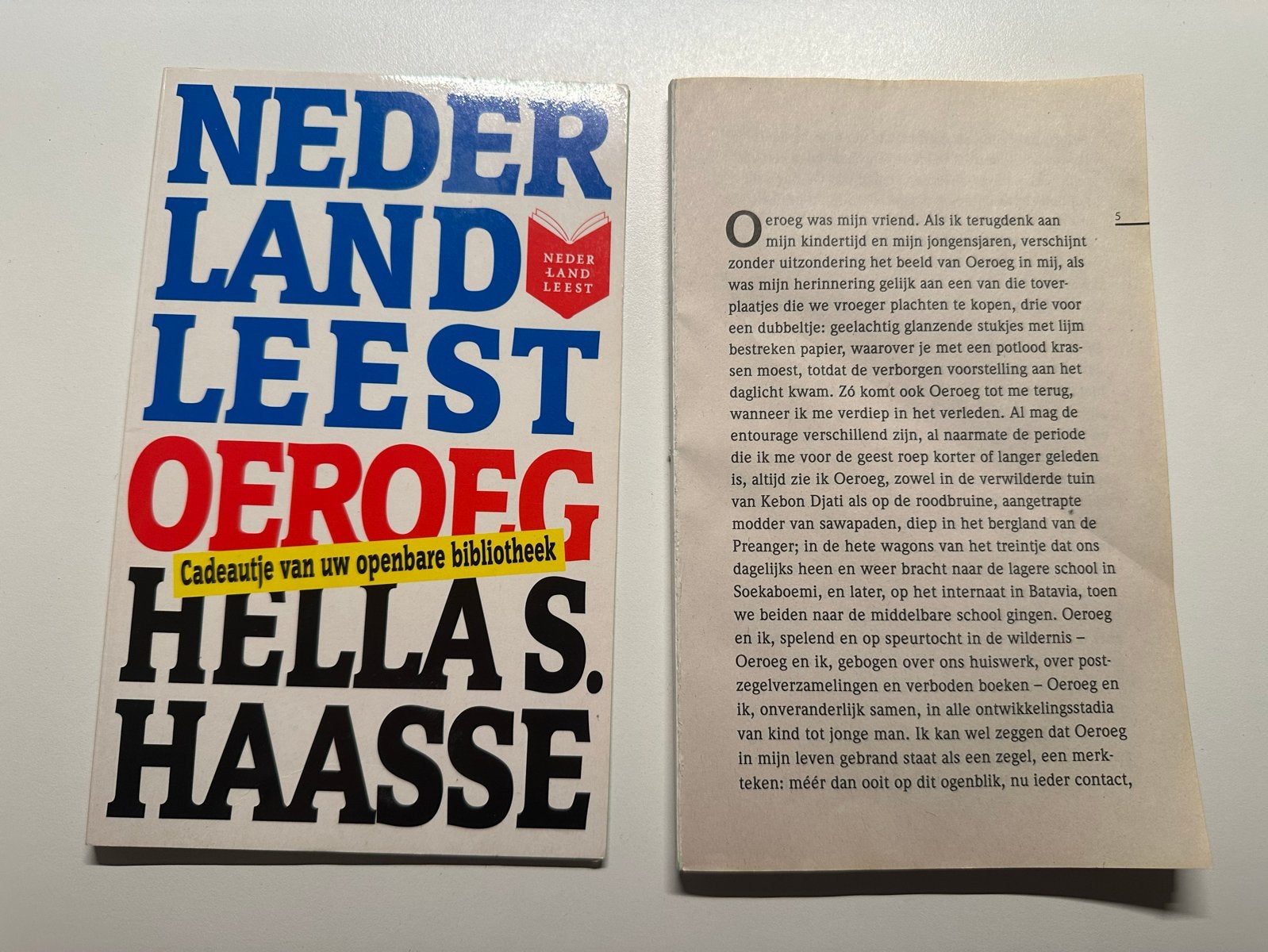 Oeroeg - Hella S. Haasse (gebruikte staat, kaft eraf), Boeken, Ophalen of Verzenden, Gelezen, Nederland
