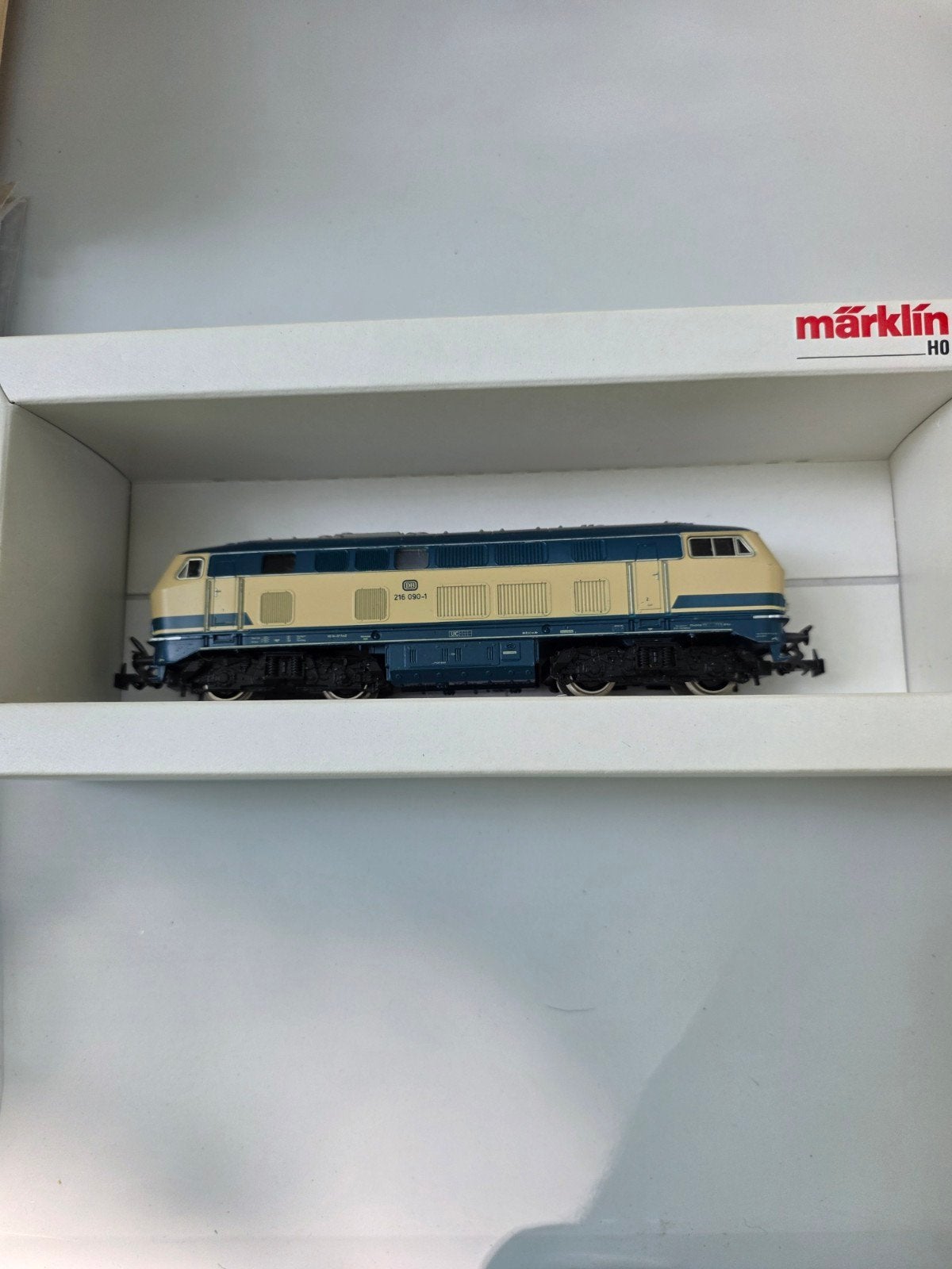 Märklin 3074 BR 216 Diesellocomotief Analoog H0, Hobby en Vrije tijd, Wisselstroom, Gebruikt, Locomotief, Ophalen of Verzenden