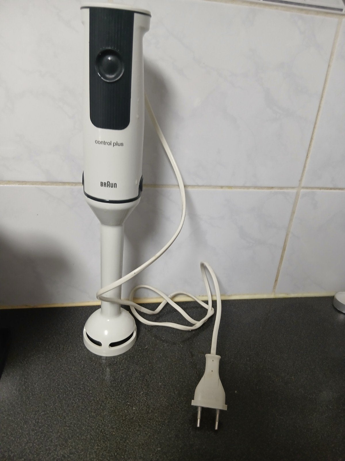 Braun Control Plus Staafmixer - Wit/Zwart, Witgoed en Apparatuur, Ophalen of Verzenden, Blender