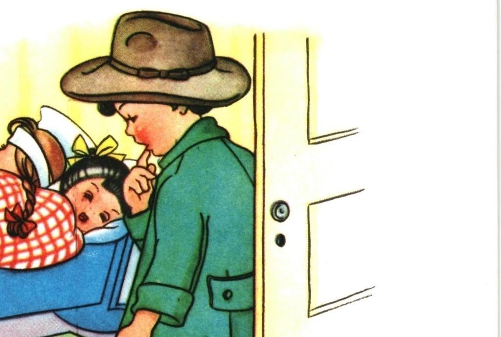 806240 vintage Kinderkaart Dokter Nette kaart onbeschreven, Ophalen of Verzenden, 1960 tot 1980, Ongelopen