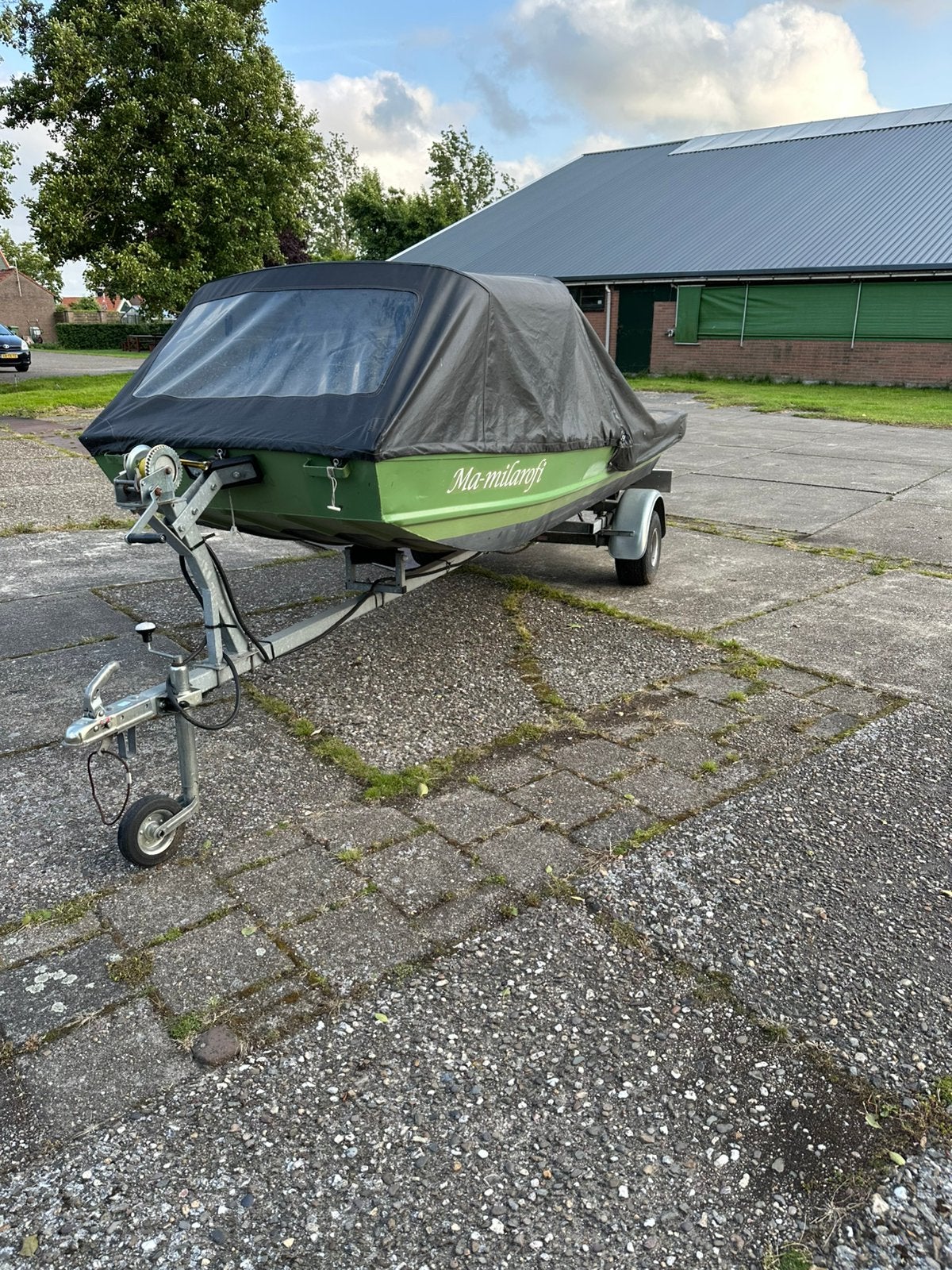 Mooie goed varende allcraft, Gebruikt, Buitenboordmotor, Aluminium, 40 cm
