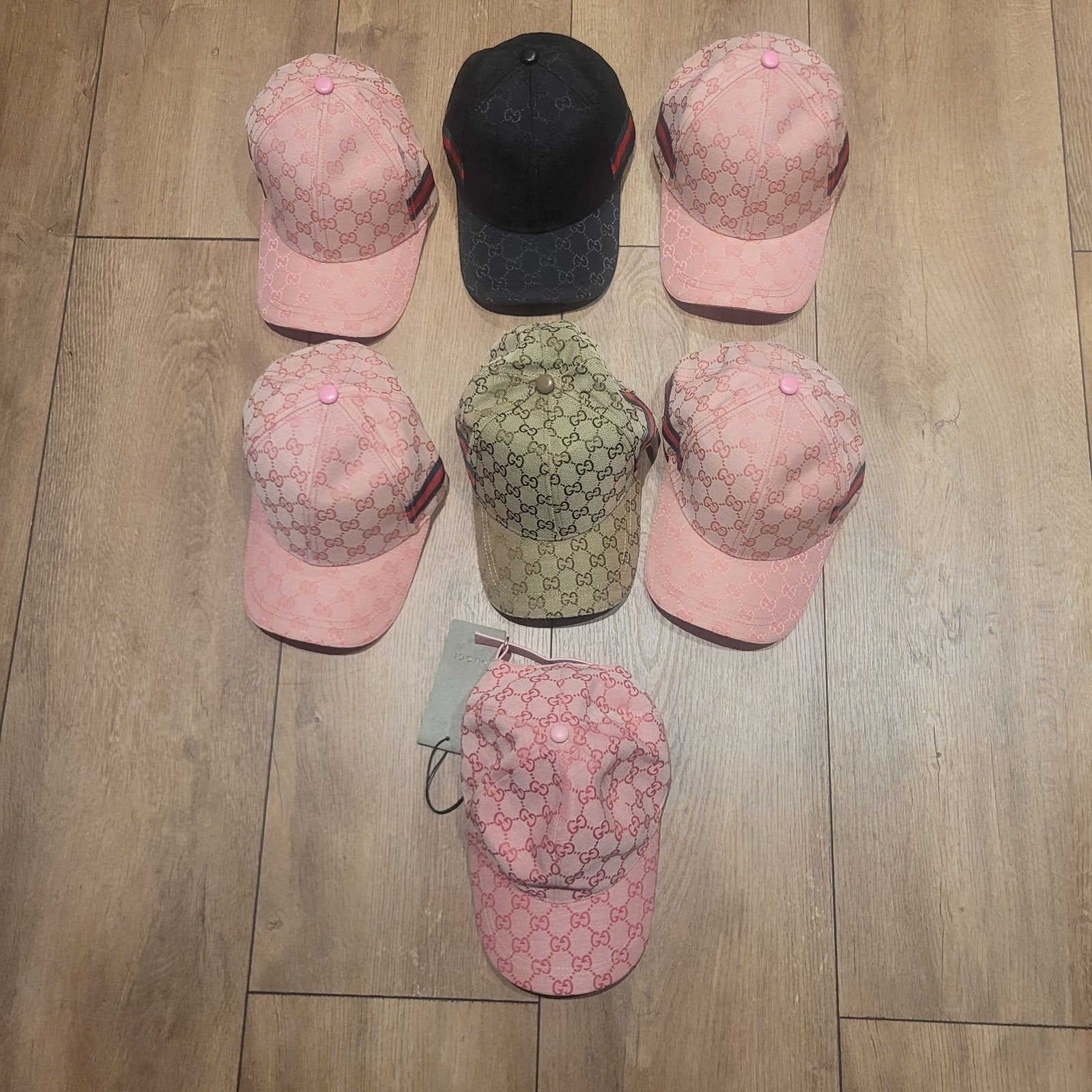 Gucci pet - Roze, Beige en Zwart -, Kleding | Dames, Hoeden en Petten, Nieuw, One size fits all, Ophalen of Verzenden, Pet