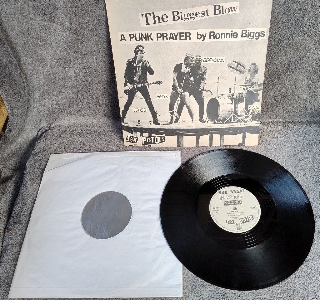 zeldzame 12 inch single THE SEX PISTOLS biggest blow, Ophalen of Verzenden, Gebruikt, 12 inch, Pop