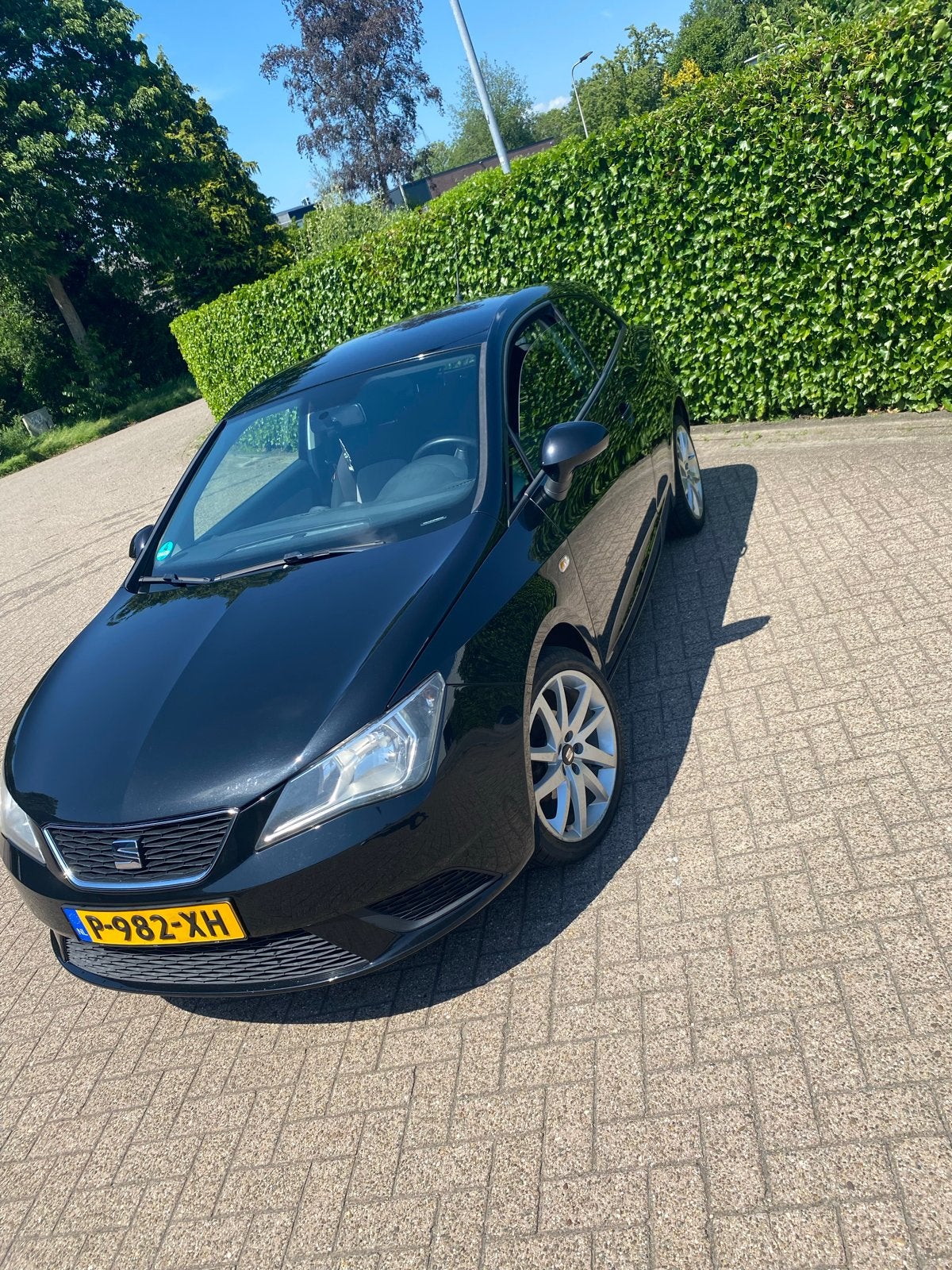 Seat Ibiza 1.2 TDI 75pk E-ecomotive 2014 Zwart, Auto's, Voorwielaandrijving, 74 pk, 1199 cc, 96 €/maand