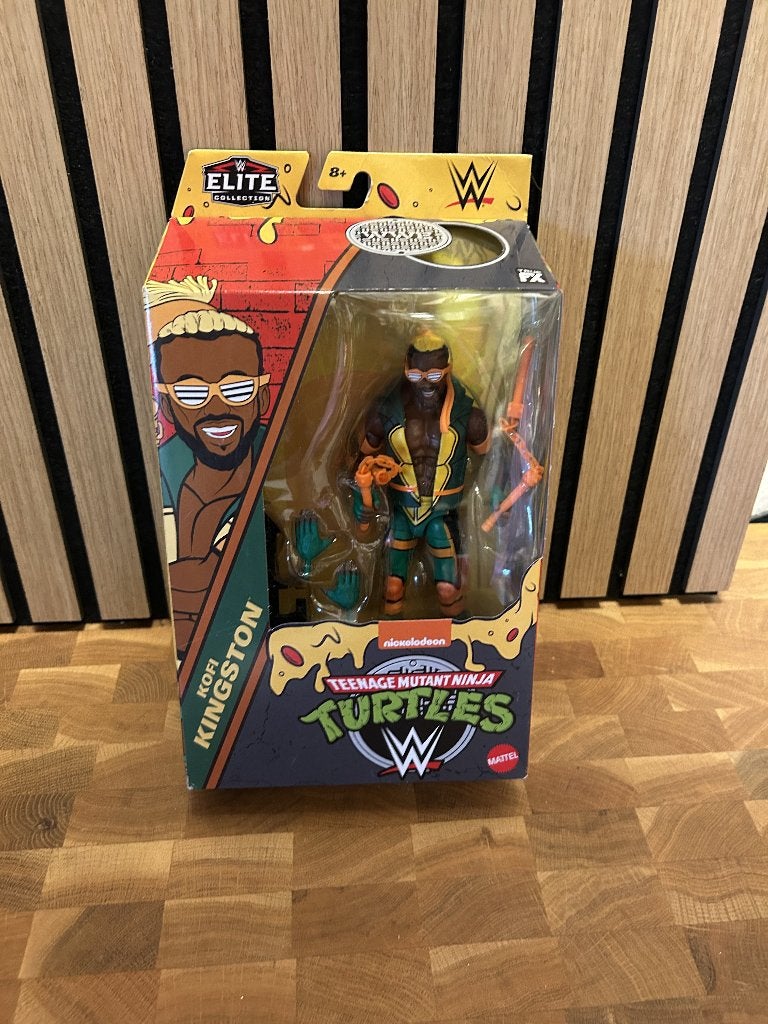 Kofi Kingston wwe x turtles actiefiguur, Ophalen of Verzenden, Nieuw