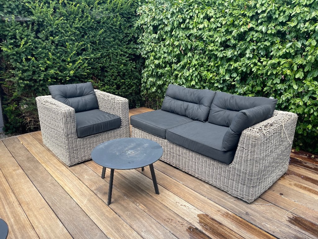 Gratis op te halen oude loungeset tuin, Ophalen, Gebruikt, Loungeset