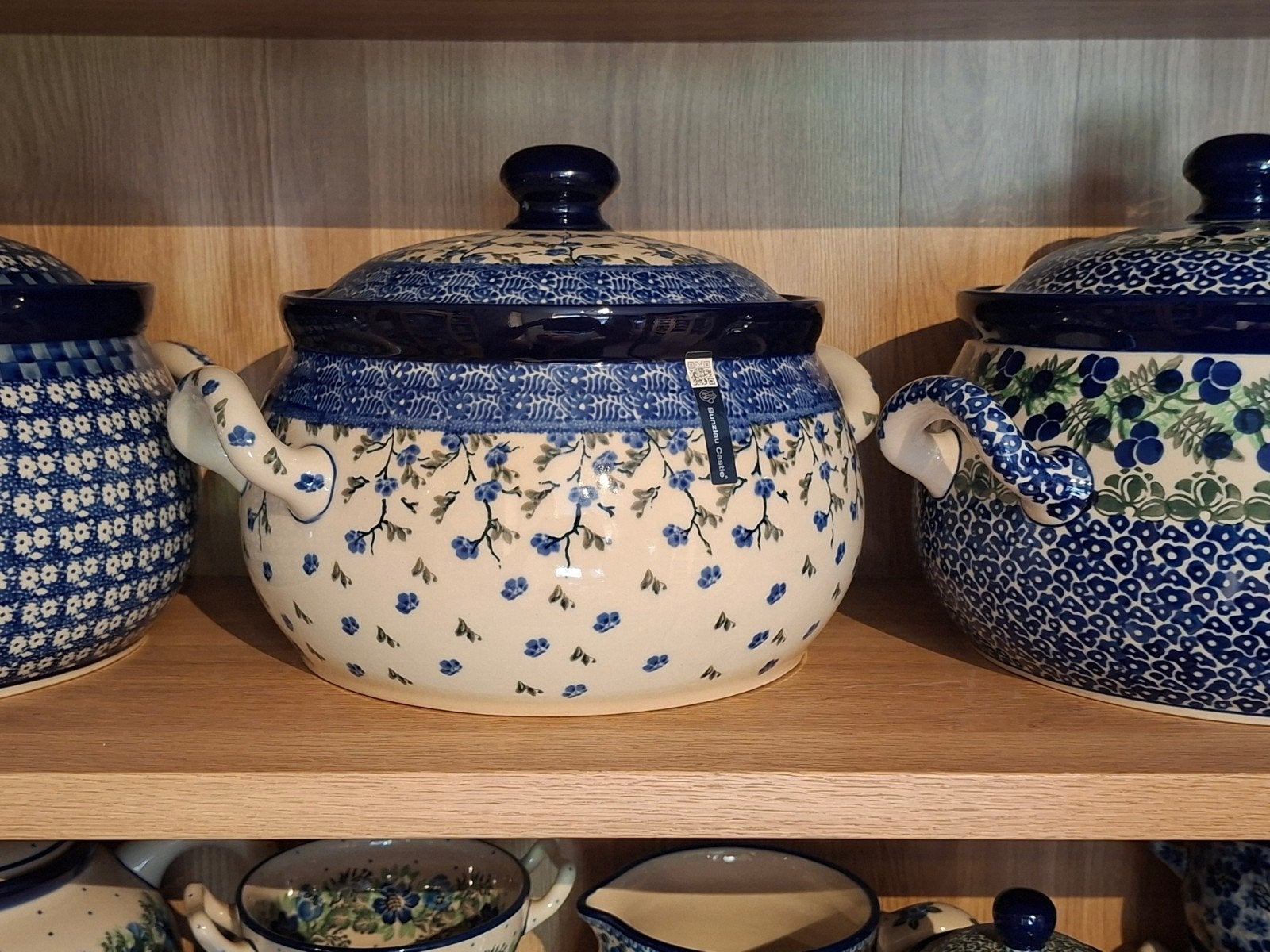 3 prachtige Bunzlau soepterrine pannen - 3 liter., Ophalen, Porselein of Keramiek, ., Overige typen