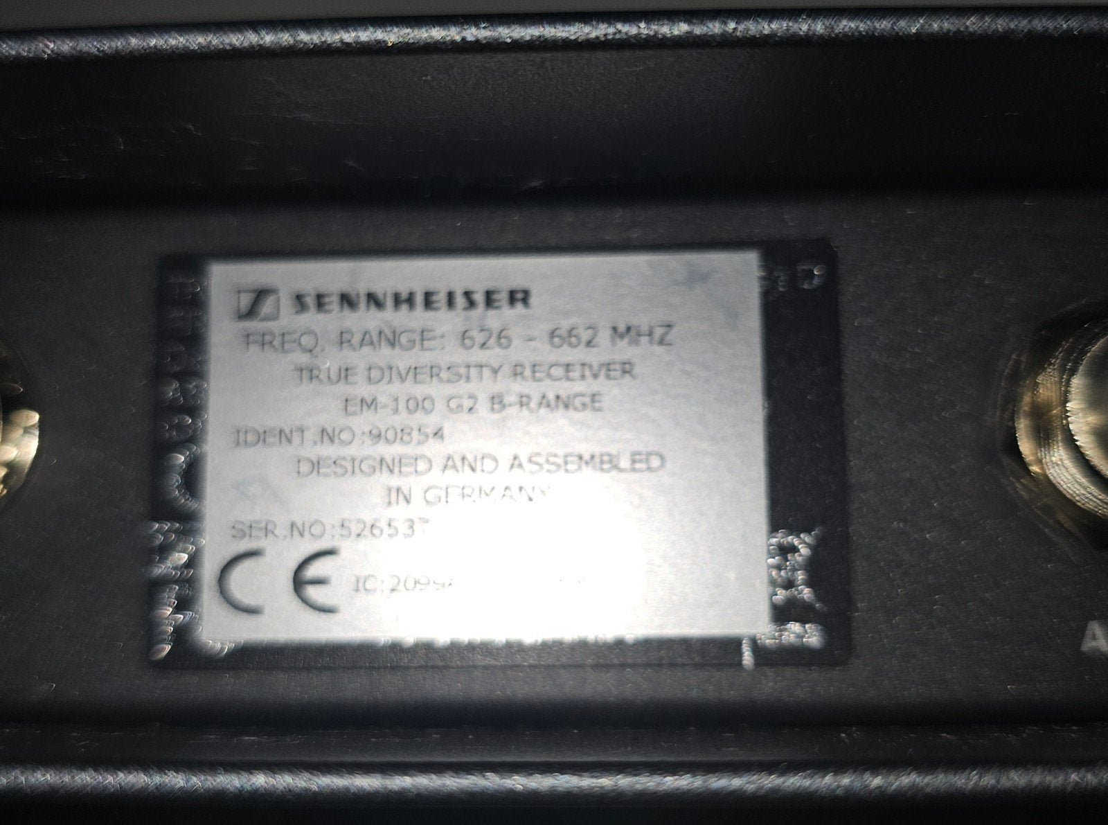 Sennheiser EW 300 G2 - 626 662 Ontvanger, Ophalen of Verzenden