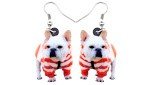 Leuke Franse Bulldog Oorbellen - Hangers, Overige materialen, Hangers, Overige kleuren, Verzenden