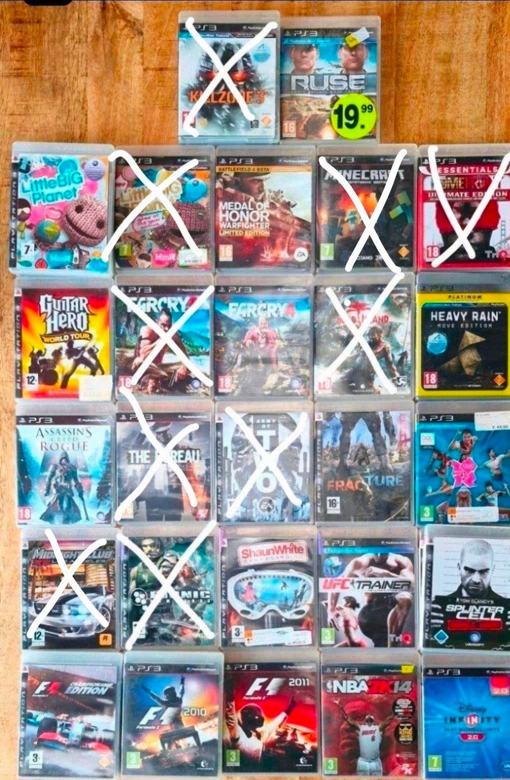 PS3 Games - Diverse titels €3 per stuk, Spelcomputers en Games, Games | Sony PlayStation 3, Avontuur en Actie, Gebruikt, 1 speler