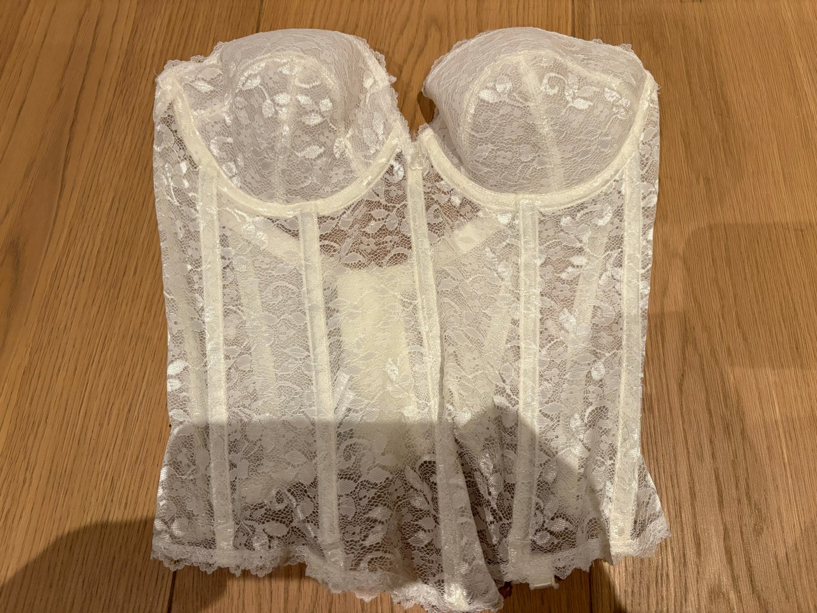 Poirier Bruidslingerie Body 80C - Lage Rug & Zachte Stof, Ophalen, Wit, Body of Korset