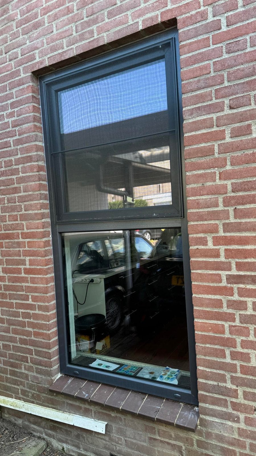 PVC ramen inclusief kozijnen en horen, Kunststof, Raamkozijn, Zo goed als nieuw, 150 tot 225 cm
