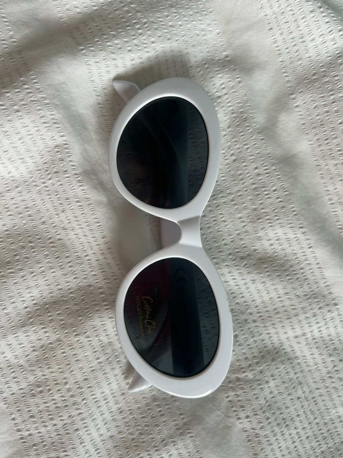 Witte bril, Zonnebril, Wit, Nieuw, Ophalen
