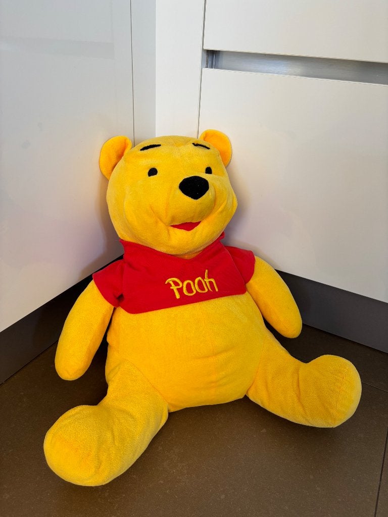 Vintage XL fisher price winnie de poeh / the pooh knuffel, Ophalen of Verzenden, Winnie de Poeh of vrienden, Zo goed als nieuw