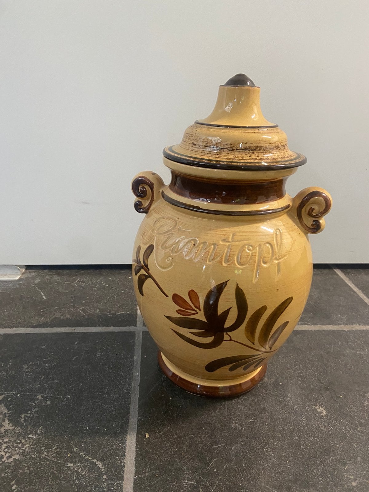 Vintage keramische rumtopf, Ophalen of Verzenden