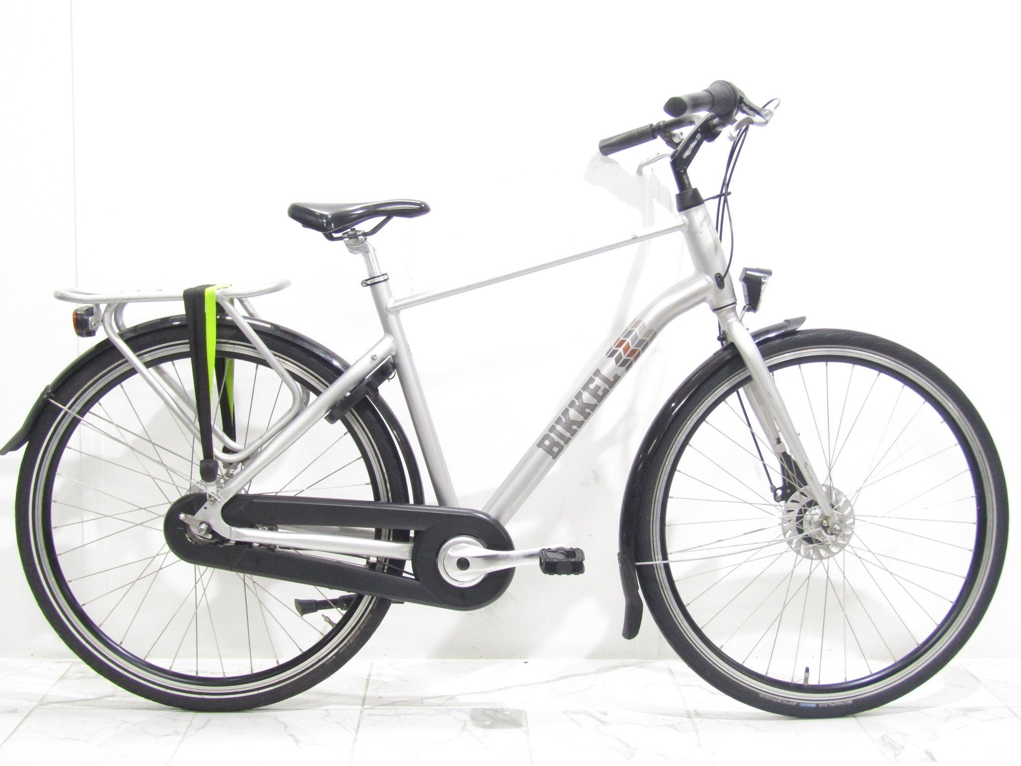 Bikkel Stadsfiets grijs heren 51cm 28inch, Fietsen en Brommers, Fietsen | Heren | Herenfietsen, 49 tot 53 cm, Gebruikt, Overige merken