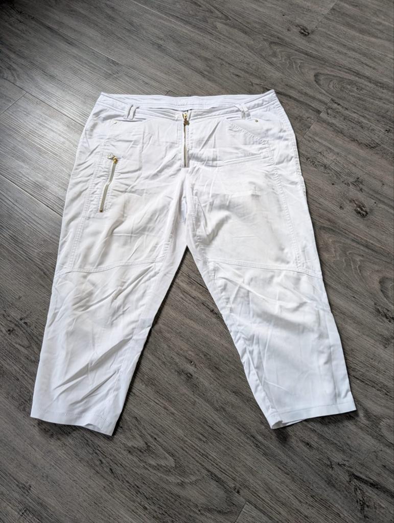 Sportalm Capri sportbroek - Wit, Wit, Maat 42/44 (L), Driekwart, Gedragen