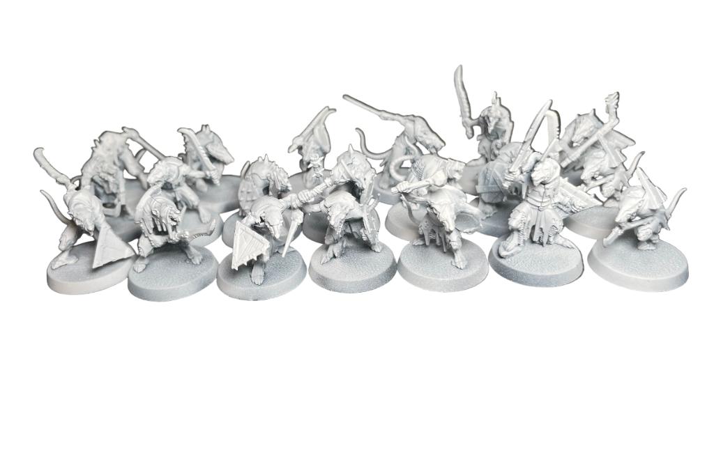 Warhammer Age of Sigmar Skaven Clanrats, ., Warhammer, Ophalen of Verzenden, Zo goed als nieuw