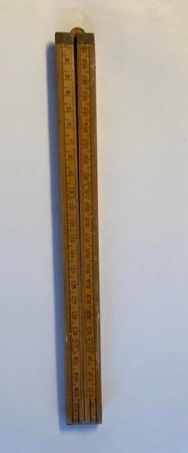 Vintage houten duimstok, Antiek en Kunst, Antiek | Gereedschap en Instrumenten, Ophalen of Verzenden