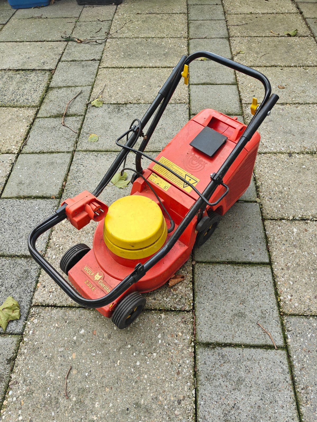 Wolf Garten Grasmaaier - Elektrisch, met opvangbak, Tuin en Terras, Ophalen, Cirkelmaaier, Elektrische grasmaaier, Opvangbak