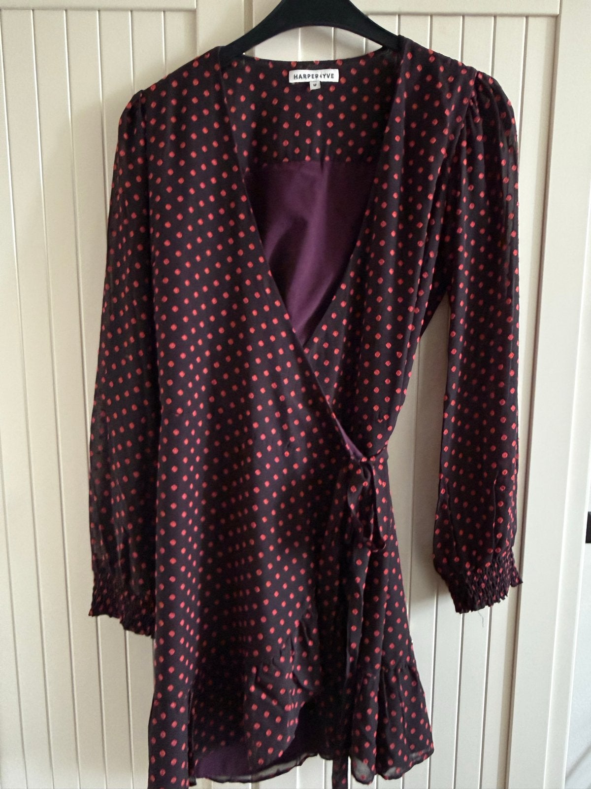Harper & Yve overslagjurk met stippen, maat M, Kleding | Dames, Jurken, Maat 38/40 (M), Meerkleurig, Ophalen of Verzenden, Zo goed als nieuw