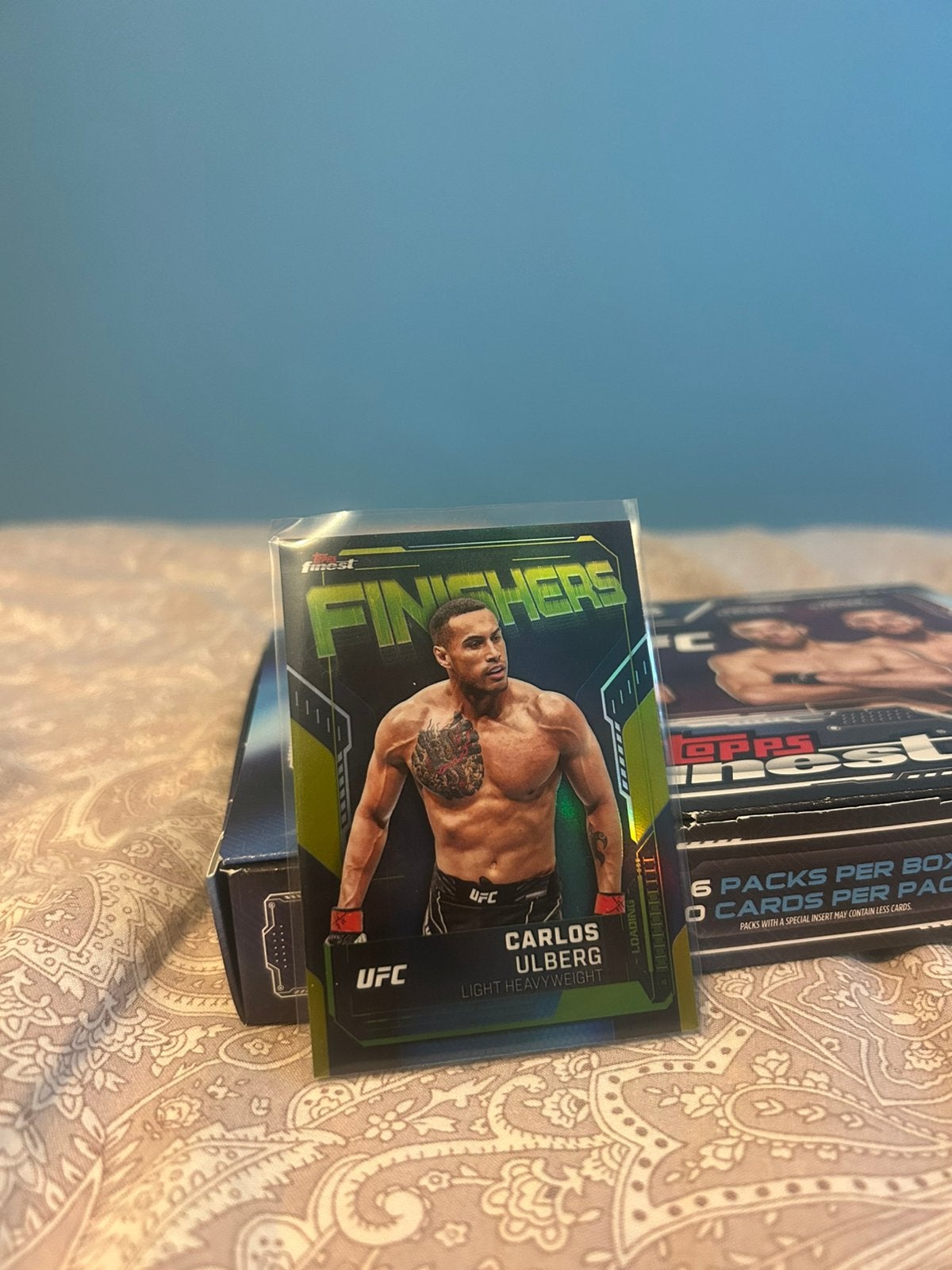 UFC Topps | Carlos Ulberg (Finishers), Ophalen of Verzenden, Nieuw