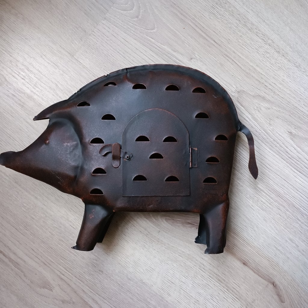 metalen beeld egel zwart, Ophalen of Verzenden, Nieuw, Overige typen