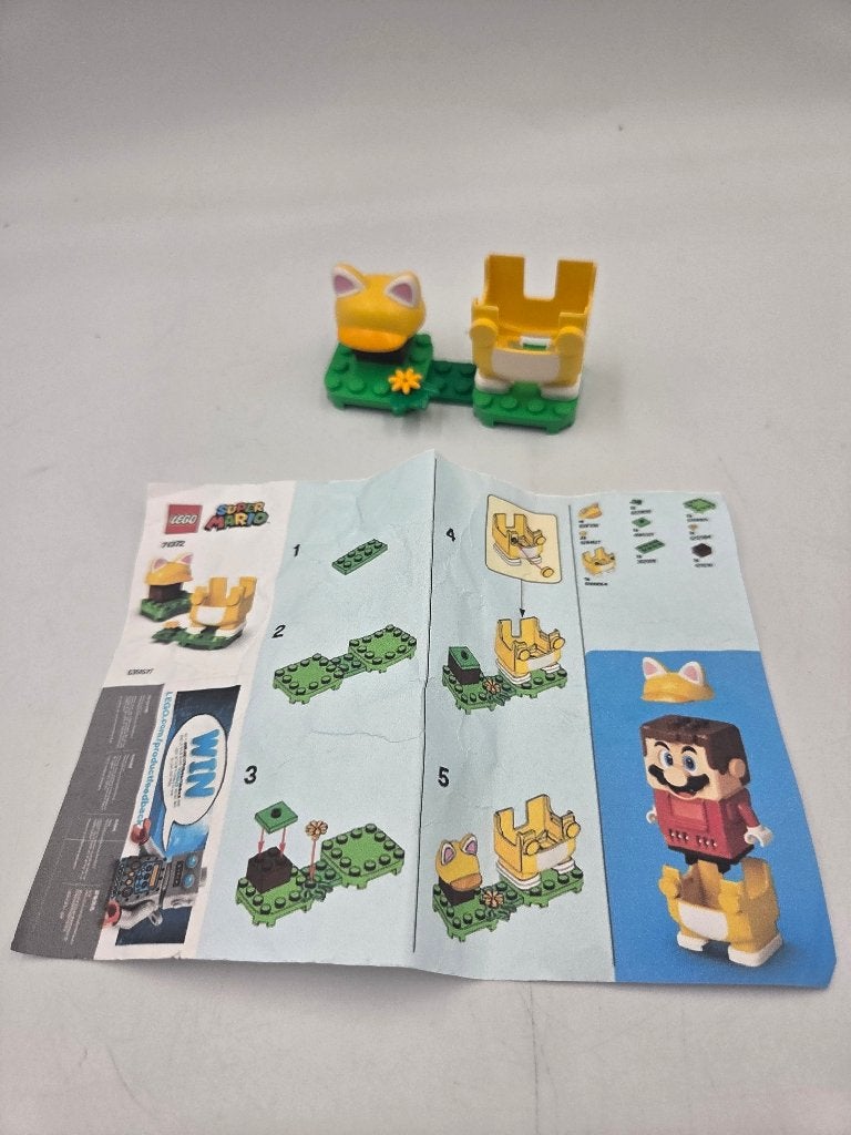 Lego Mario 71372 Cat Mario - Power-Up Pack, Lego, Compleet, Ophalen of Verzenden, Zo goed als nieuw