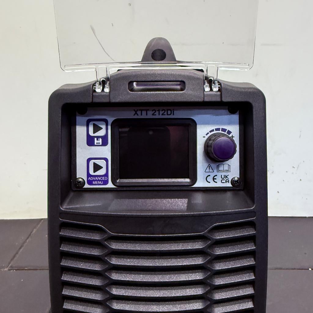 Parweld XTT212Di ACDC TIG Lasmachine 8 Meter Toorts 230V, Weld-toorts BVBA, Ophalen of Verzenden, Tig, 150 tot 250 ampère