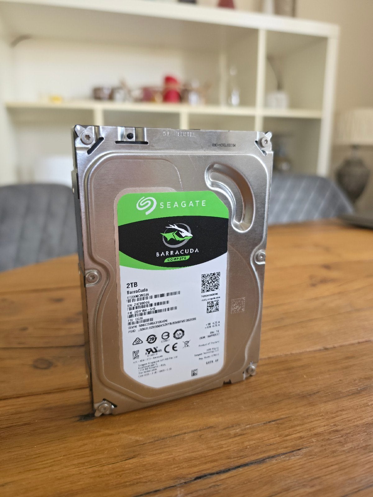 Seagate Barracuda 2TB 7200 RPM HDD - defect, Computers en Software, Harde schijven, Intern, Ophalen of Verzenden, Desktop, Niet werkend