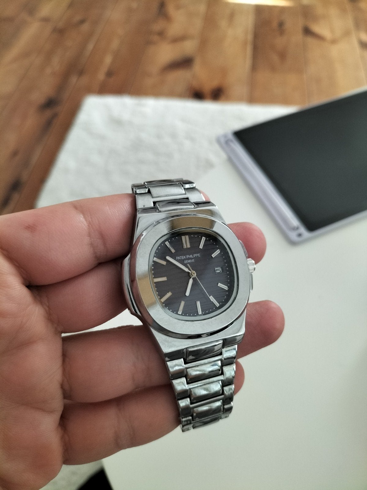 Horloge, Ophalen of Verzenden, Zo goed als nieuw, Staal, Overige merken