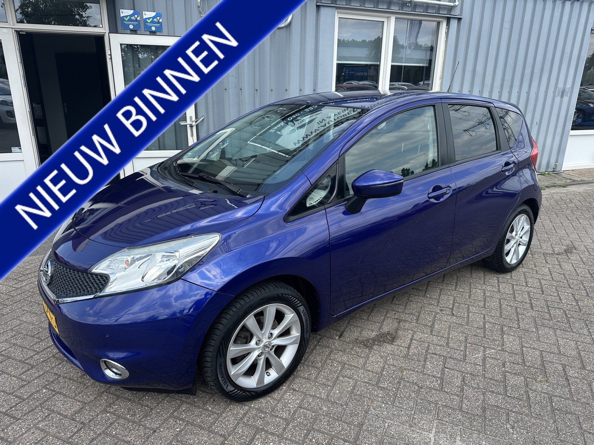 Nissan Note 1.2 DIG-S Connect Edition (bj 2016, automaat), Auto's, Nissan, Stof, Gebruikt, 1045 kg, Blauw
