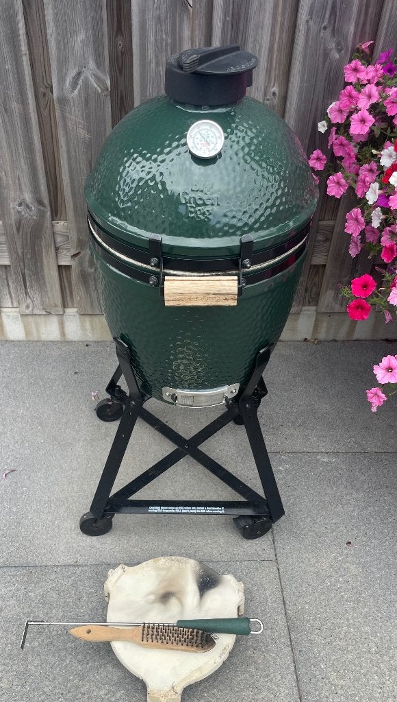 Big Green Egg Small Nieuwstaat !!!, Ophalen, Zo goed als nieuw, Big Green Egg (origineel), Met accessoires
