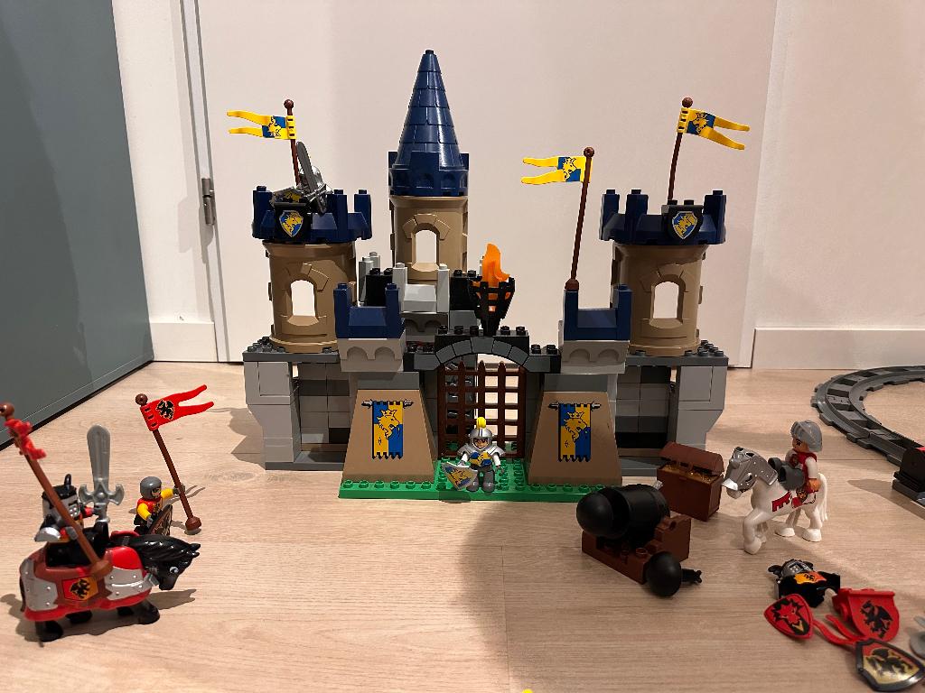 LEGO duplo ridder kasteel 4864, Zo goed als nieuw, Duplo, Complete set, Ophalen