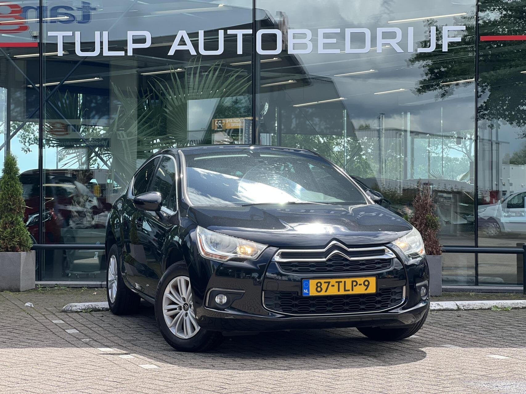 Citroen DS4 1.6 VTi Chic Connect pakket Airco Isofix NAP, Auto's, Euro 5, Stof, Gebruikt, Zwart