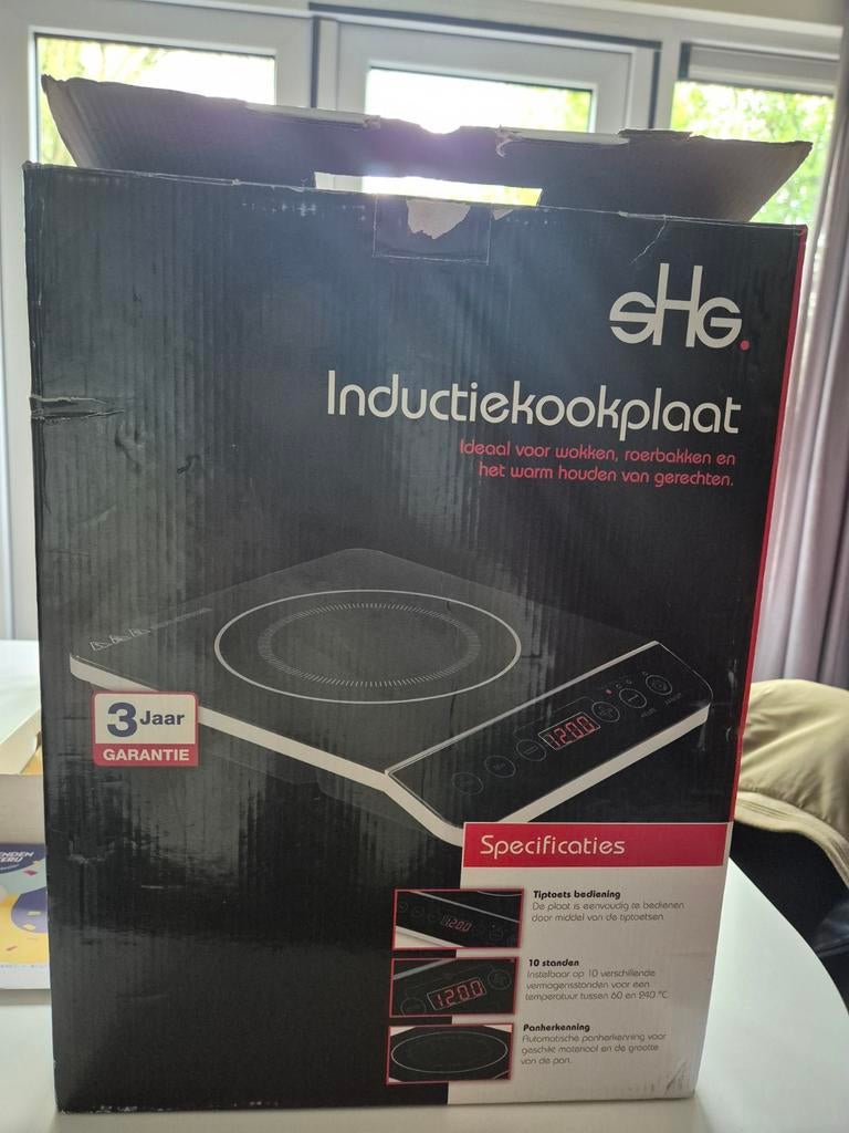 sHG Inductiekookplaat - Draagbaar en Krachtig, Witgoed en Apparatuur, Kookplaten, Ophalen, Nieuw, 3 kookzones of minder, Inductie