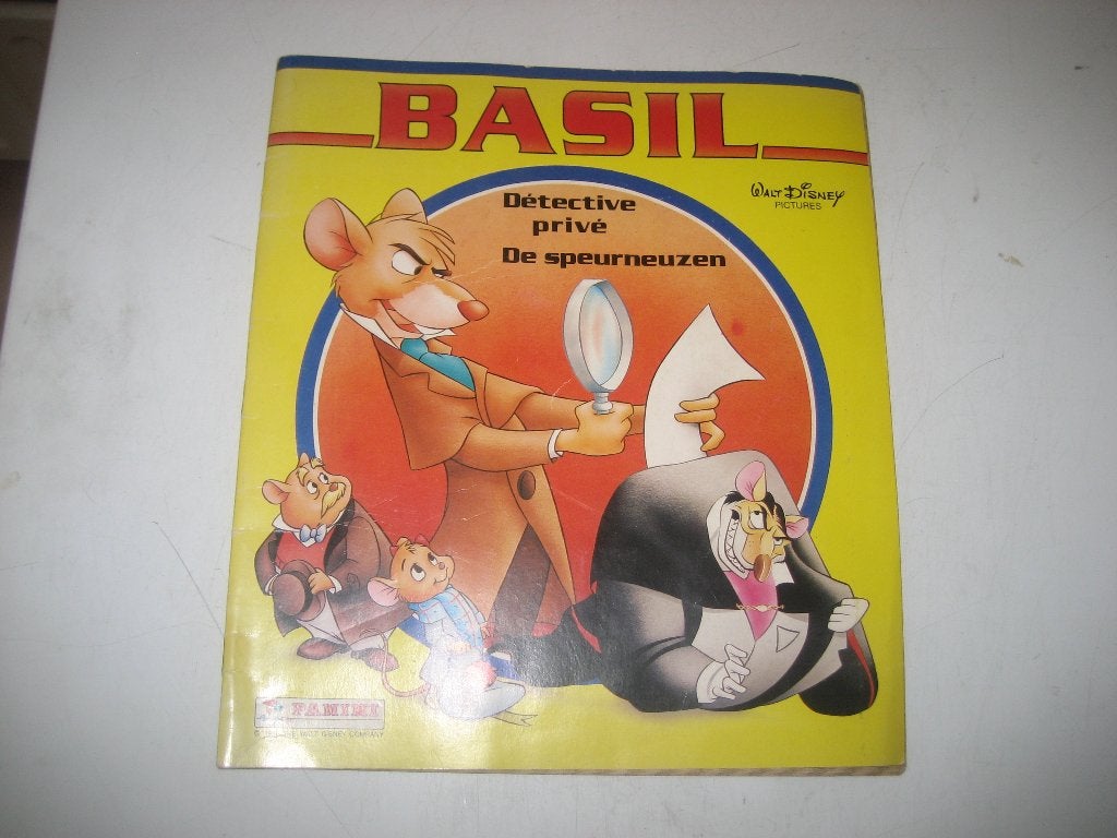 disney panini plaatjes album basil, Ophalen of Verzenden, Overige figuren, Gebruikt, Plaatje of Poster