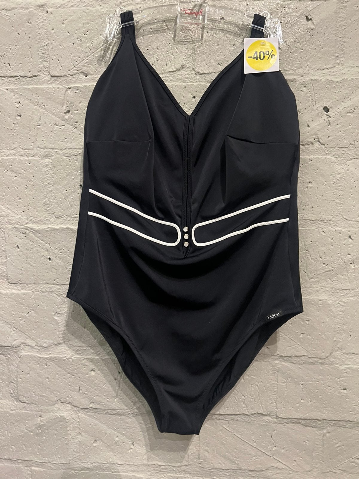 Lidea badpak maat 44E/44 NIEUW!! Nu €37,50, Ophalen of Verzenden, Nieuw, Zwart, Badpak