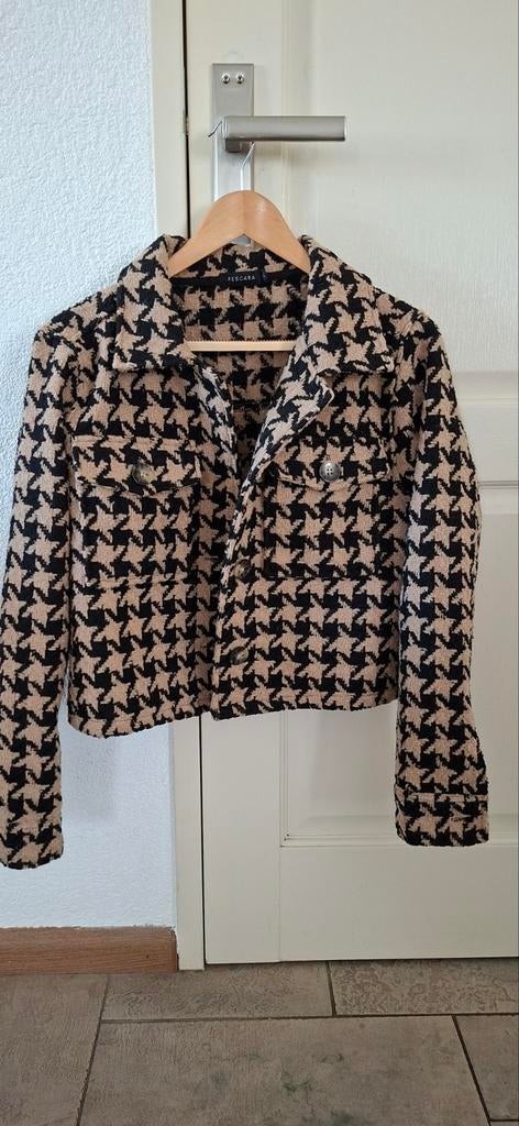 Pescara Pied-de-Poule Jasje/ blazer - Maat L, Zwart, Maat 42/44 (L), Pescara, Ophalen of Verzenden