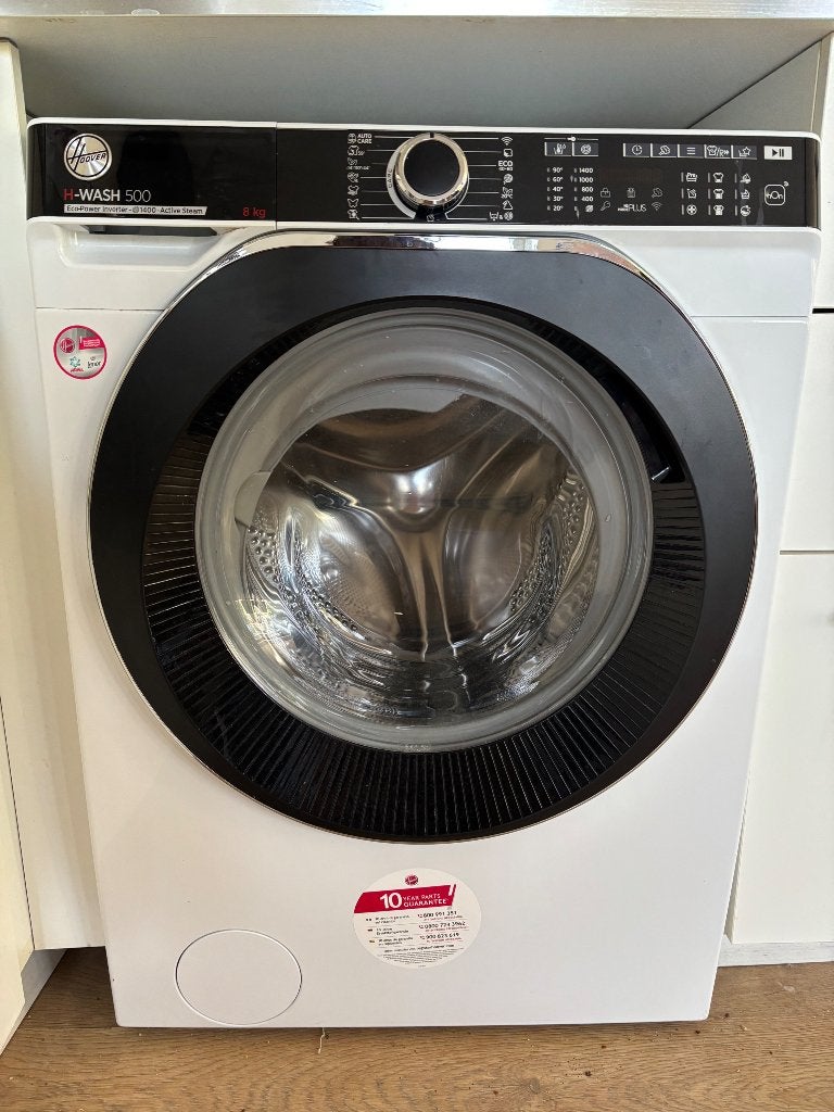 Hoover Wasmachine, Ophalen, 1200 tot 1600 toeren, Gebruikt, 8 tot 10 kg